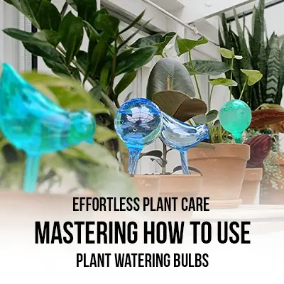 Effortless Plant Care Mastering How to Use Plant Watering Bulbs