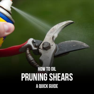 How to Oil Pruning Shears A Quick Guide